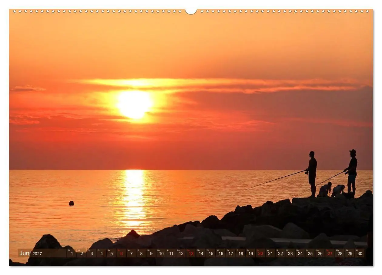 Bild: 9783569395732 | Stille Tage am Meer (Wandkalender 2027 DIN A2 quer), CALVENDO...