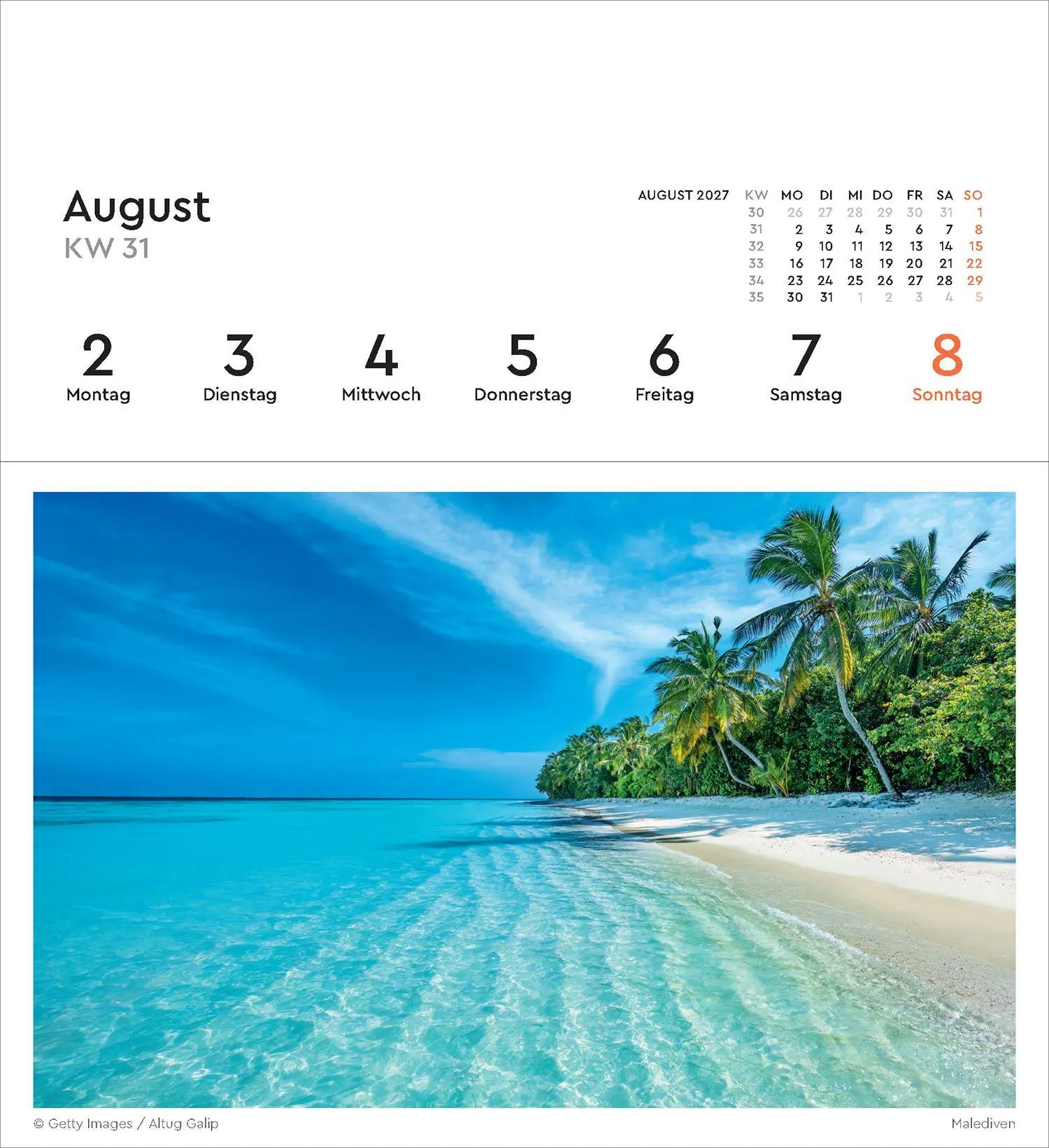 Bild: 9783965915732 | Urlaubsfeeling - KUNTH Postkartenkalender 2027 | Kalender | 53 S.