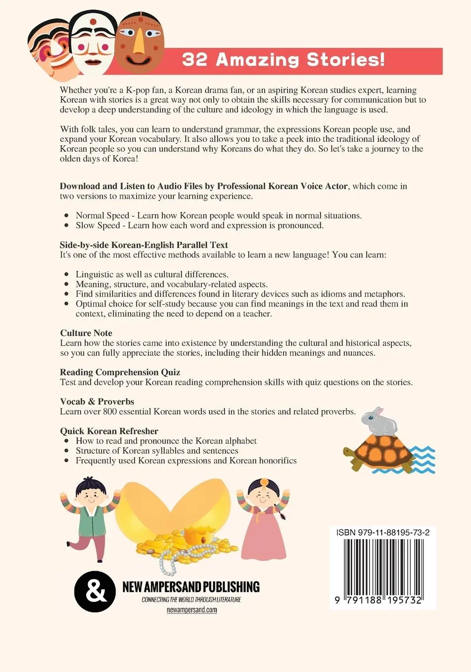 Rückseite: 9791188195732 | Learn Korean with Classic Short Stories Beginner (Downloadable...