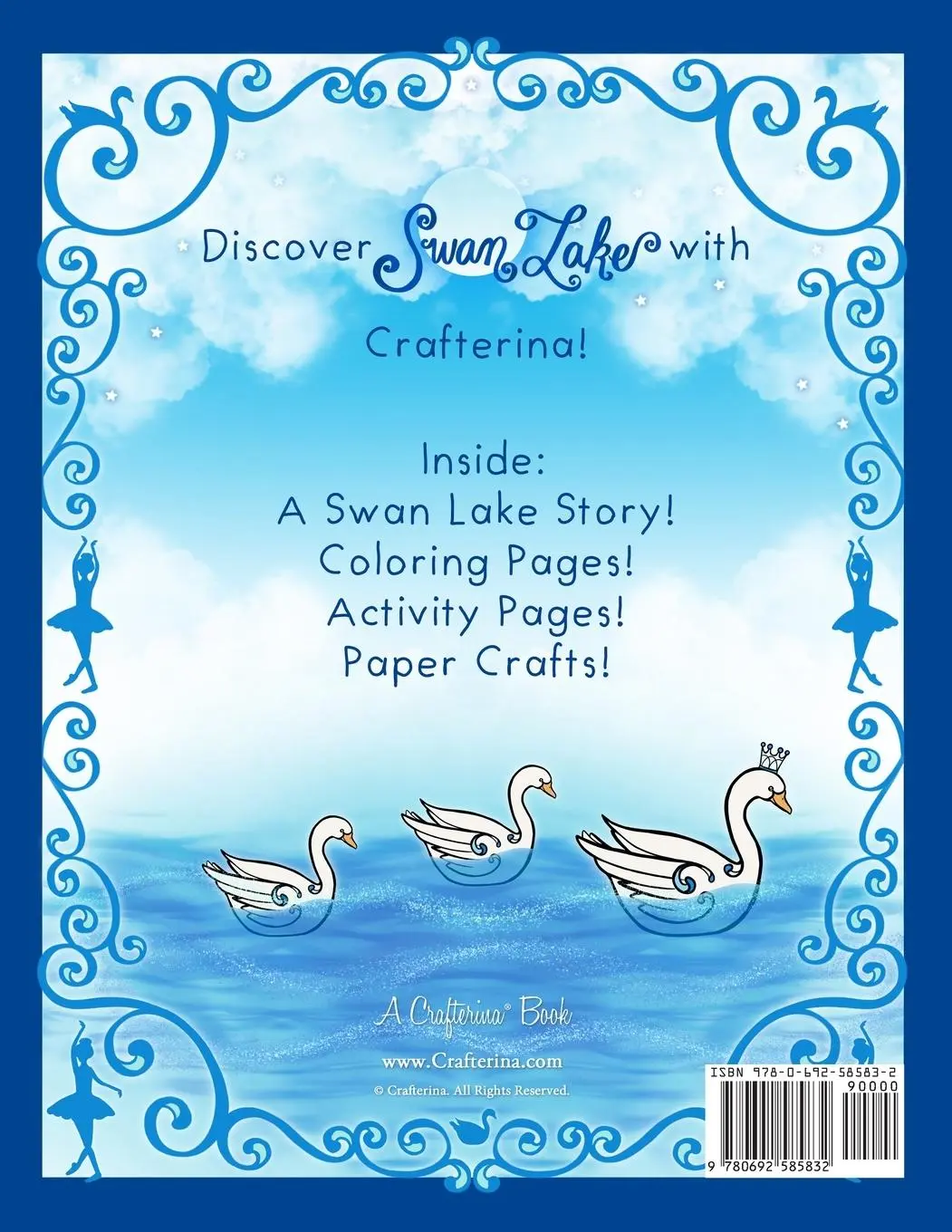 Rückseite: 9780692585832 | Swan Lake Coloring &amp; Craft Book | Vanessa Salgado | Taschenbuch | 2015
