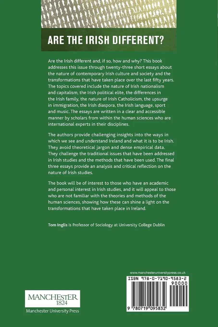 Rückseite: 9780719095832 | Are the Irish different? | Tom Inglis | Taschenbuch | Englisch | 2014