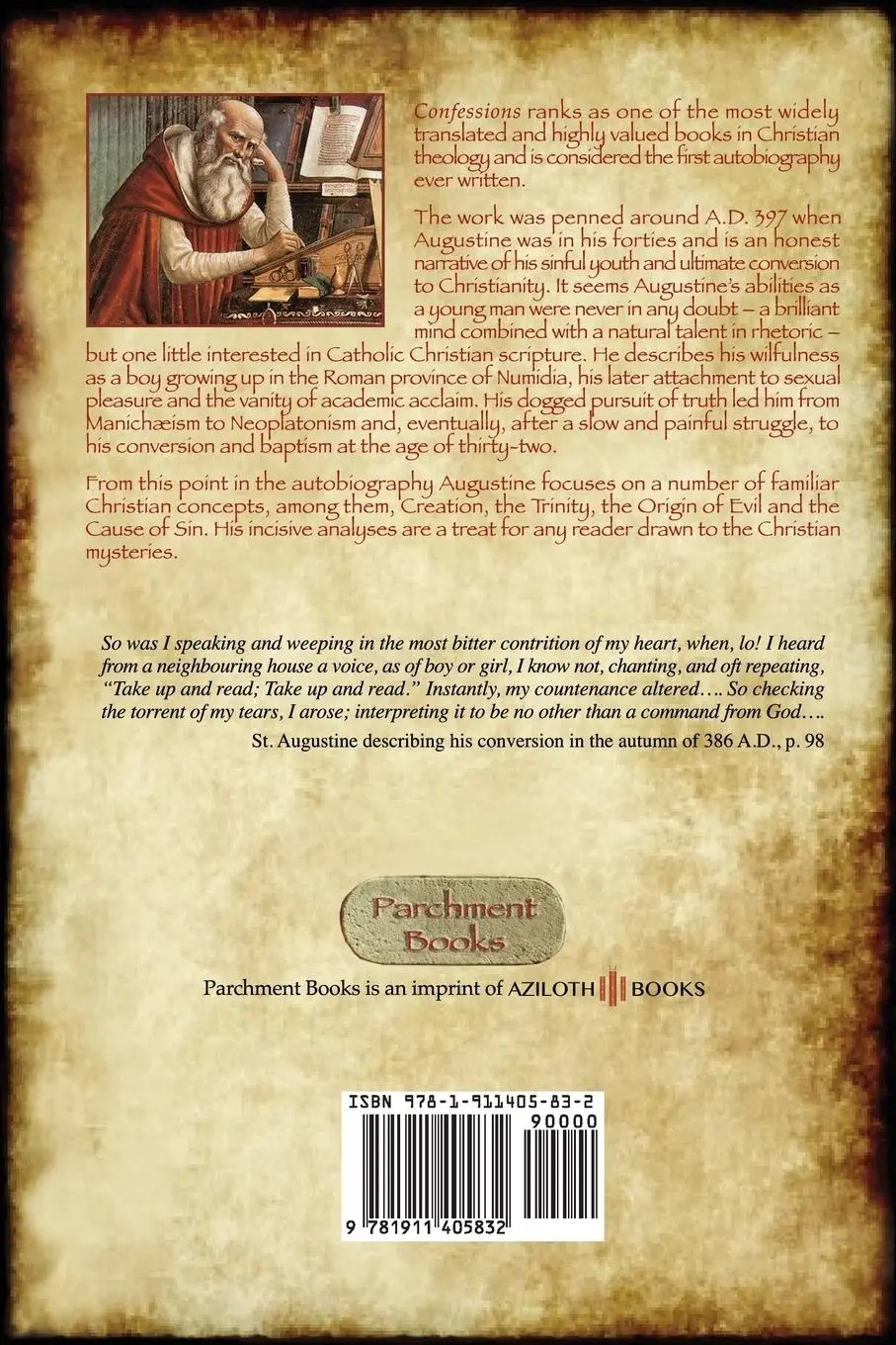 Rückseite: 9781911405832 | The Confessions of Saint Augustine | Saint Augustine | Taschenbuch