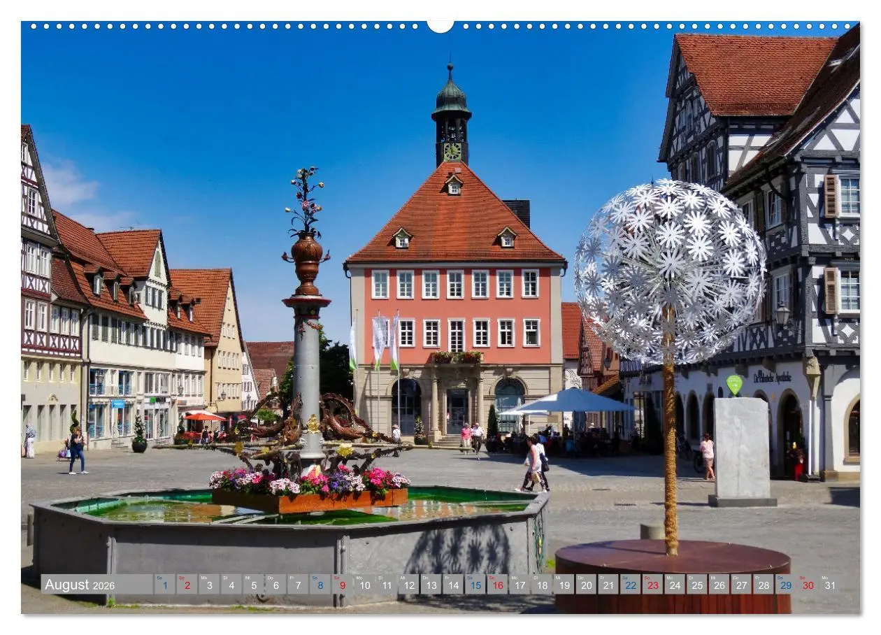 Bild: 9783457585832 | Schorndorf und Umgebung (Wandkalender 2026 DIN A2 quer), CALVENDO...