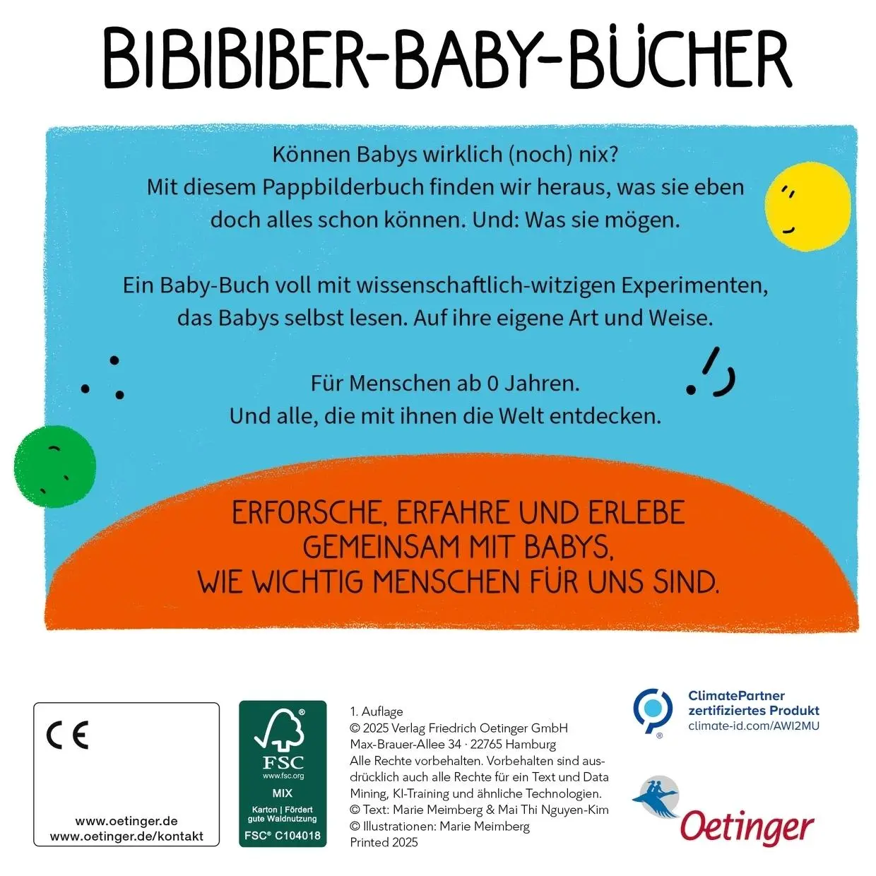 Rückseite: 9783751205832 | BiBiBiber hat da mal 'ne Frage. Warum können Babys nix? Mensch &amp;...