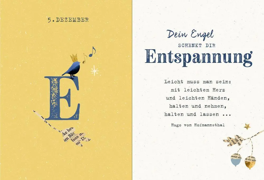 Bild: 4050003725932 | Geschenkset Dein Engel im Advent - Kleines Engel-ABC in 24 Versen
