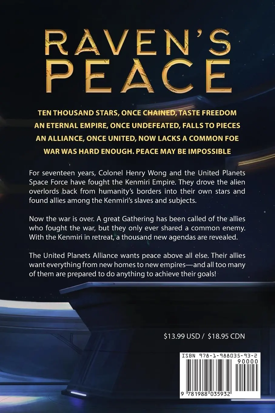 Rückseite: 9781988035932 | Raven's Peace | Glynn Stewart | Taschenbuch | Englisch | 2019