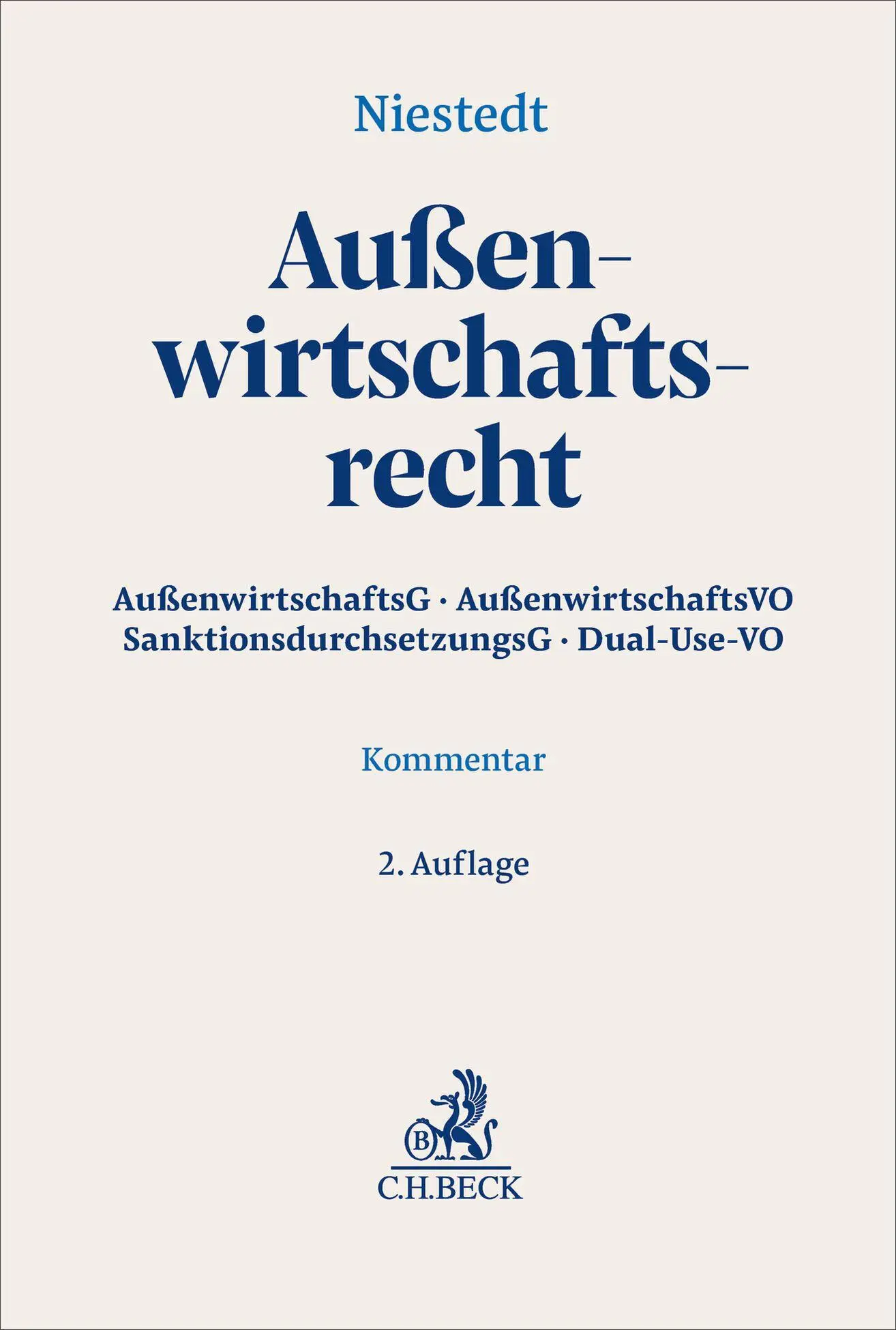 Cover: 9783406845932 | Außenwirtschaftsrecht | Marian Niestedt | Buch | XXIX | Deutsch | 2026