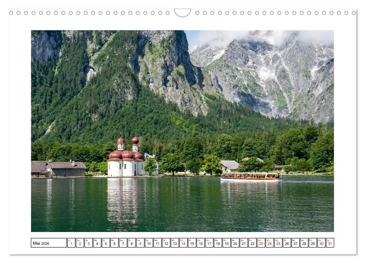 Bild: 9783516735932 | Morgen am Königssee - Spiegelungen und Stille (Wandkalender 2026...