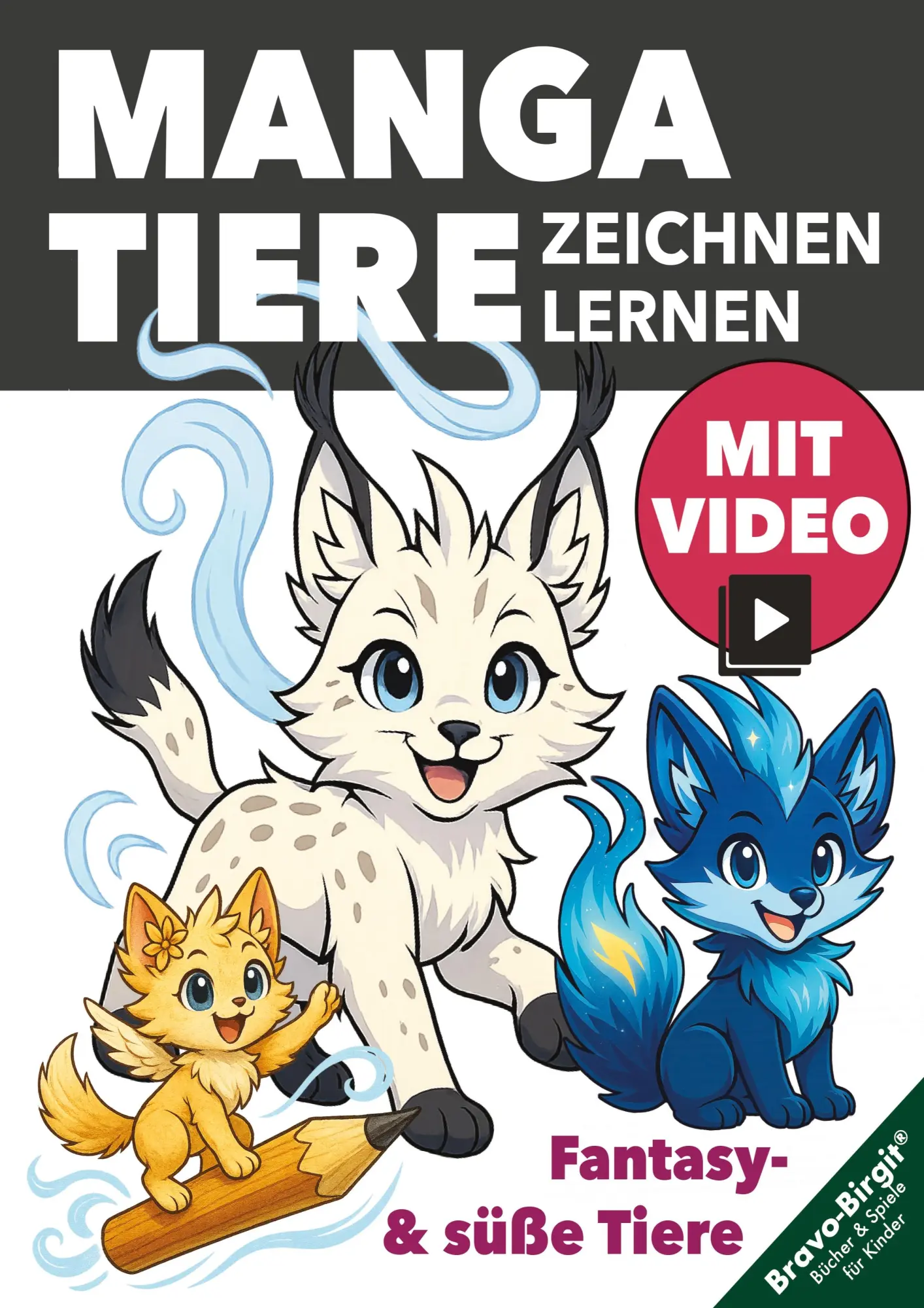 Cover: 9783691045932 | Manga-Tiere zeichnen lernen - für Kinder ab 8 mit tollen...
