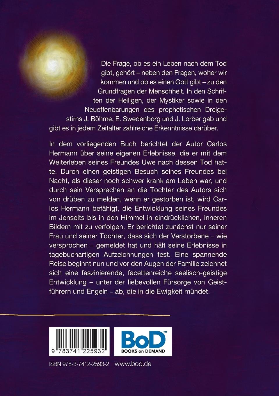 Rückseite: 9783741225932 | Eine Reise in die Geistige Sonne | Carlos Hermann | Taschenbuch | 2016