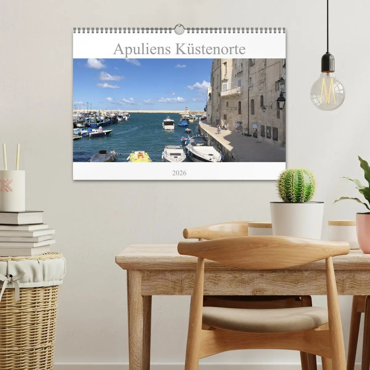 Bild: 9783457606032 | Apuliens Küstenorte (Wandkalender 2026 DIN A3 quer), CALVENDO...