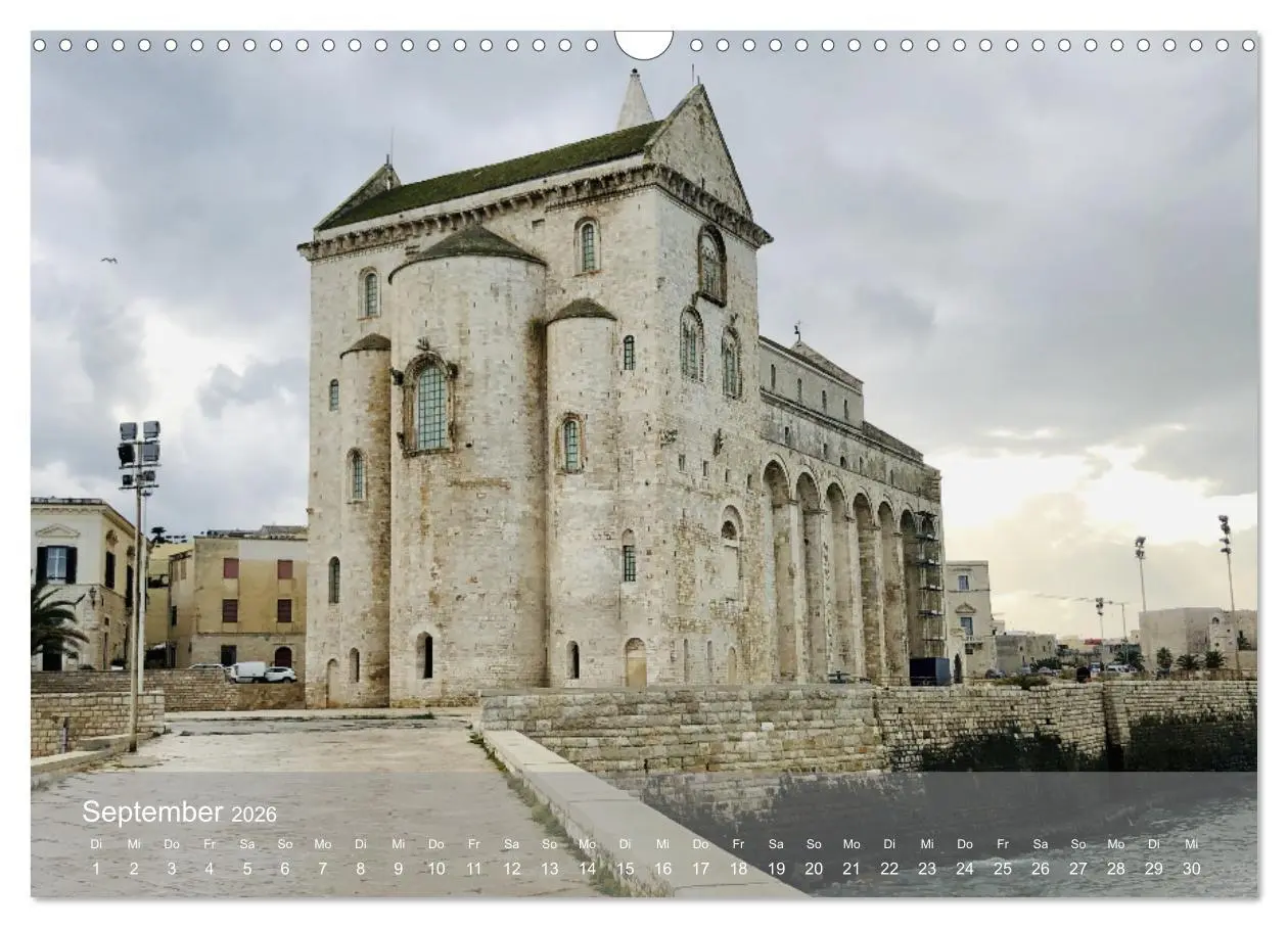 Bild: 9783457606032 | Apuliens Küstenorte (Wandkalender 2026 DIN A3 quer), CALVENDO...
