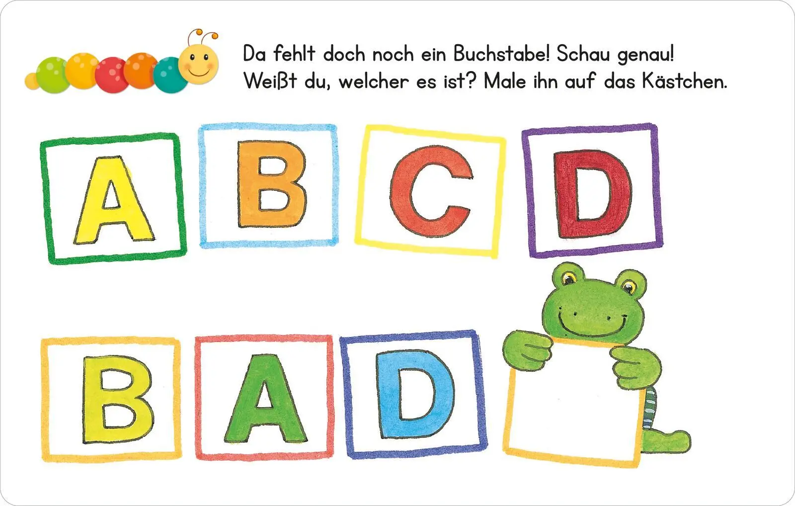 Bild: 9783845856032 | Lernraupe - Wortspiele | 50 Karten mit abwischbarem Stift | Wiesner