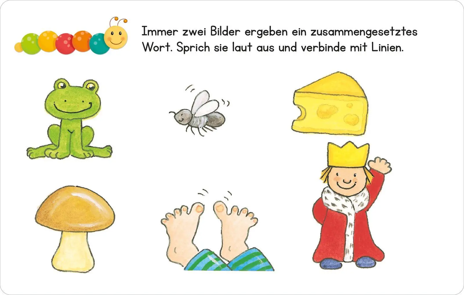 Bild: 9783845856032 | Lernraupe - Wortspiele | 50 Karten mit abwischbarem Stift | Wiesner