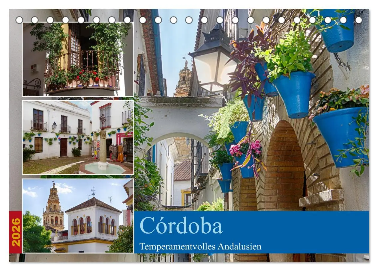 Cover: 9783457526132 | Córdoba -Temperamentvolles Andalusien (Tischkalender 2026 DIN A5...