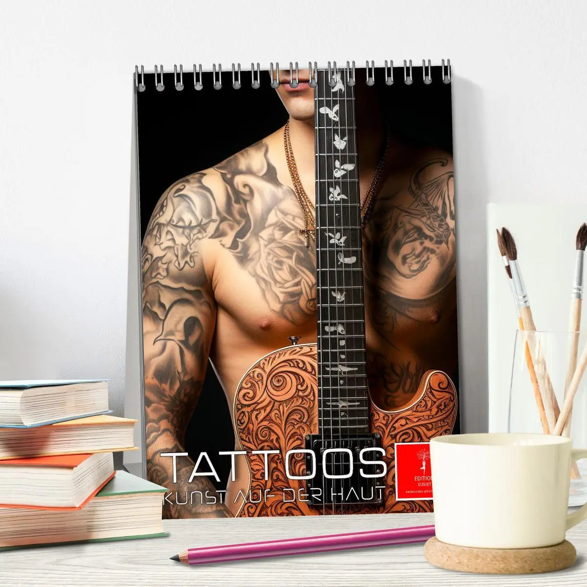 Bild: 9783516306132 | Tattoos Kunst auf der Haut (Tischkalender 2026 DIN A5 hoch),...
