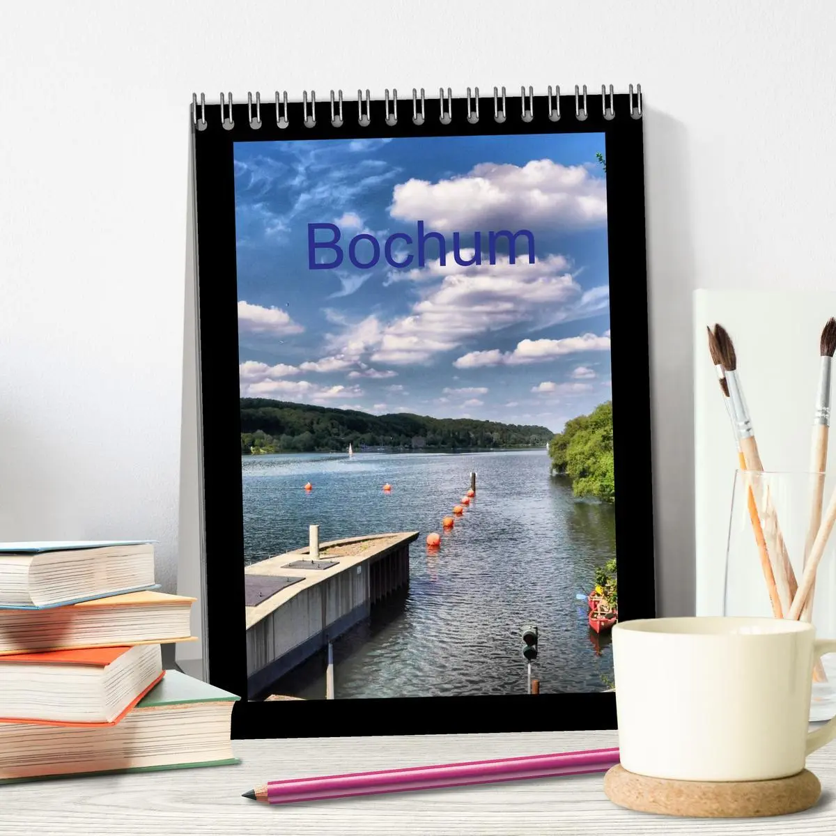 Bild: 9783516476132 | Bochum (Tischkalender 2026 DIN A5 hoch), CALVENDO Monatskalender