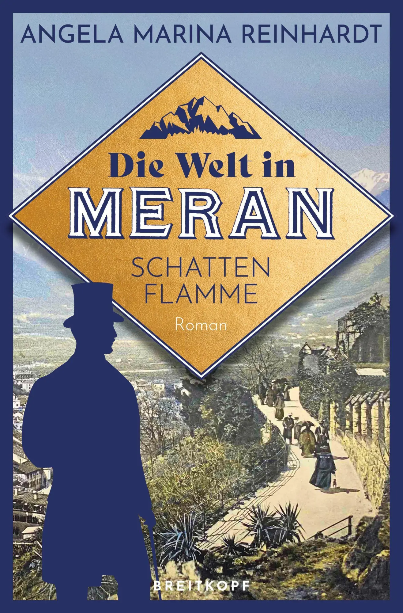 Cover: 9783911176132 | Die Welt in Meran - Schattenflamme | Historischer Roman | Reinhardt