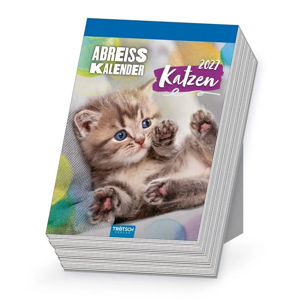 Cover: 9783988026132 | TRÖTSCH - Abreißkalender Katzen 2027 | Trötsch Verlag GmbH &amp; Co. KG