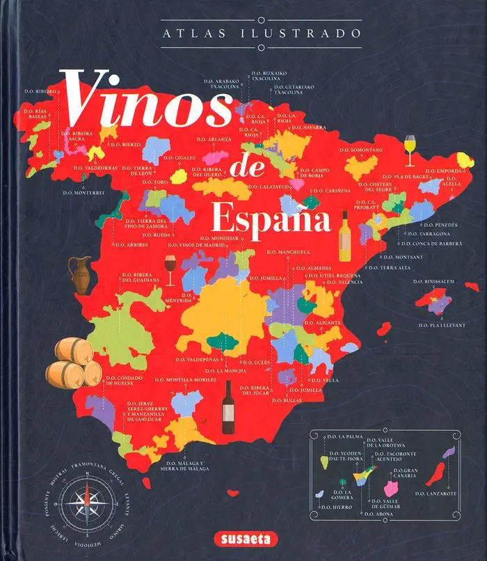 Cover: 9788467786132 | Vinos de España | Taschenbuch | Spanisch | 2022 | Susaeta Ediciones