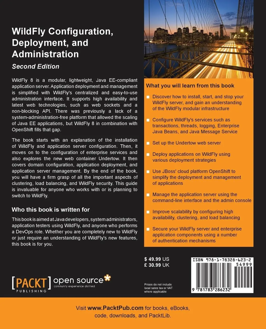 Rückseite: 9781783286232 | WildFly Configuration, Deployment, and Administration(2nd Edition)