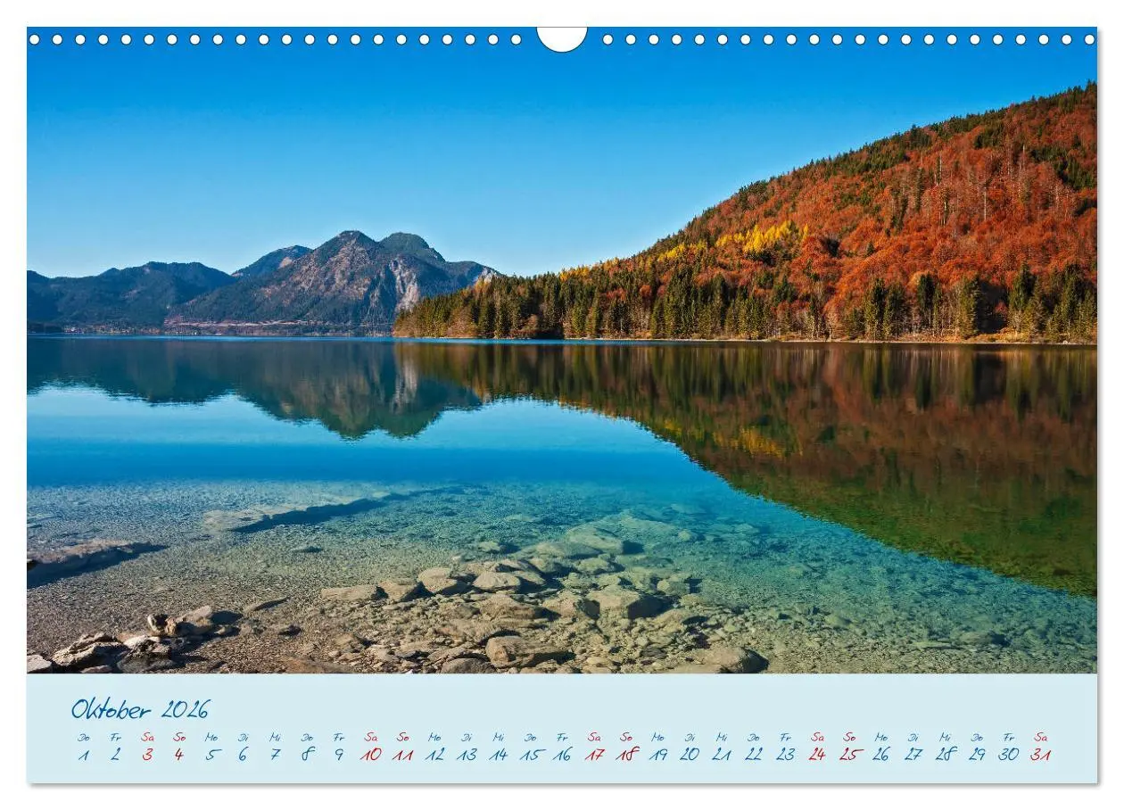 Bild: 9783457756232 | Die Seen Oberbayerns Juwelen der Natur (Wandkalender 2026 DIN A3...