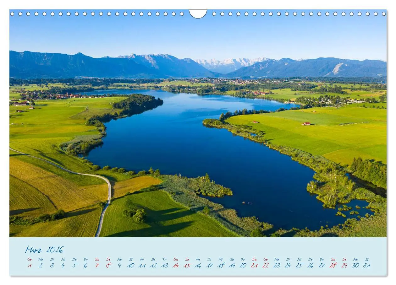 Bild: 9783457756232 | Die Seen Oberbayerns Juwelen der Natur (Wandkalender 2026 DIN A3...