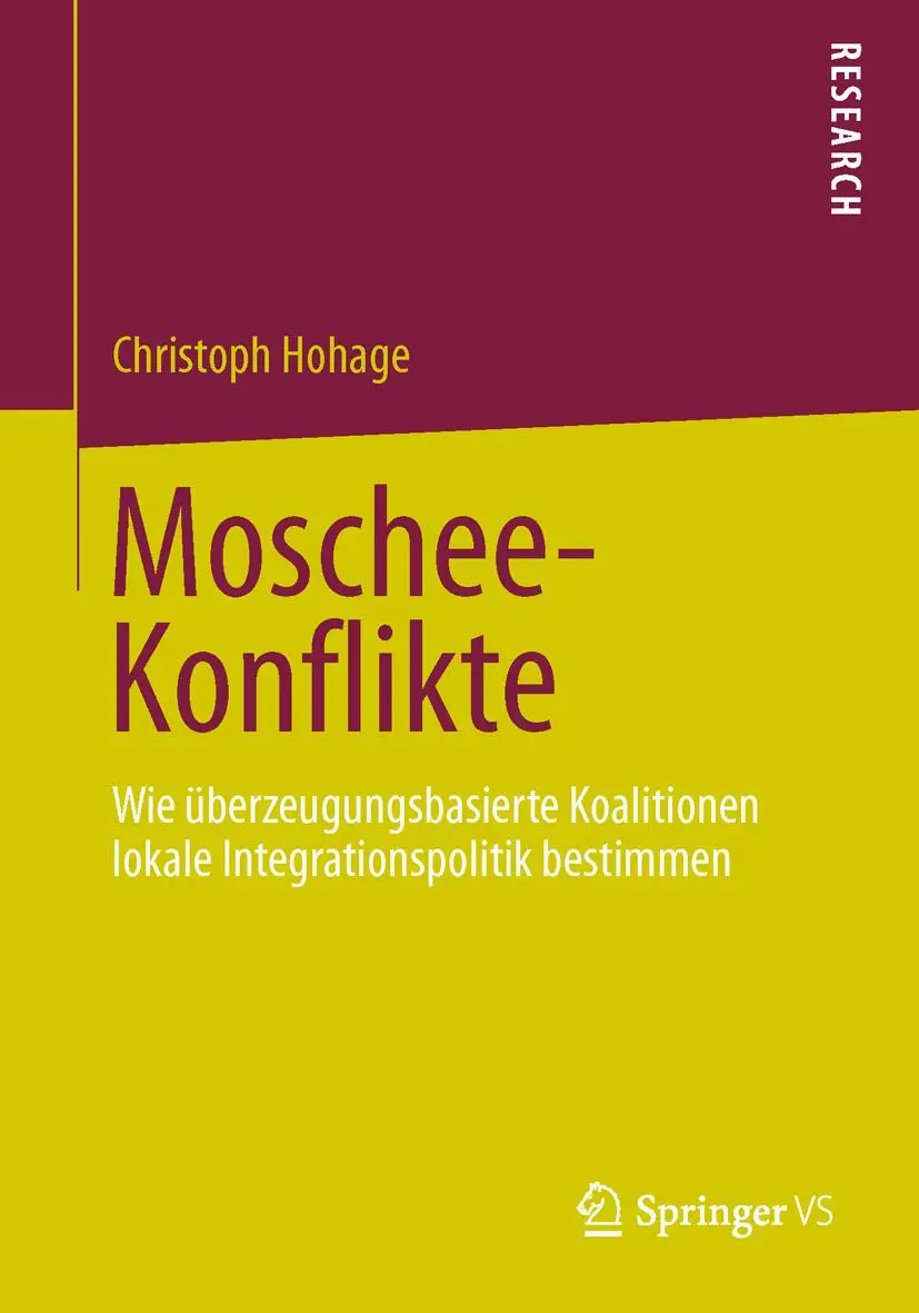 Cover: 9783658036232 | Moschee-Konflikte | Christoph Hohage | Taschenbuch | xxii | Deutsch