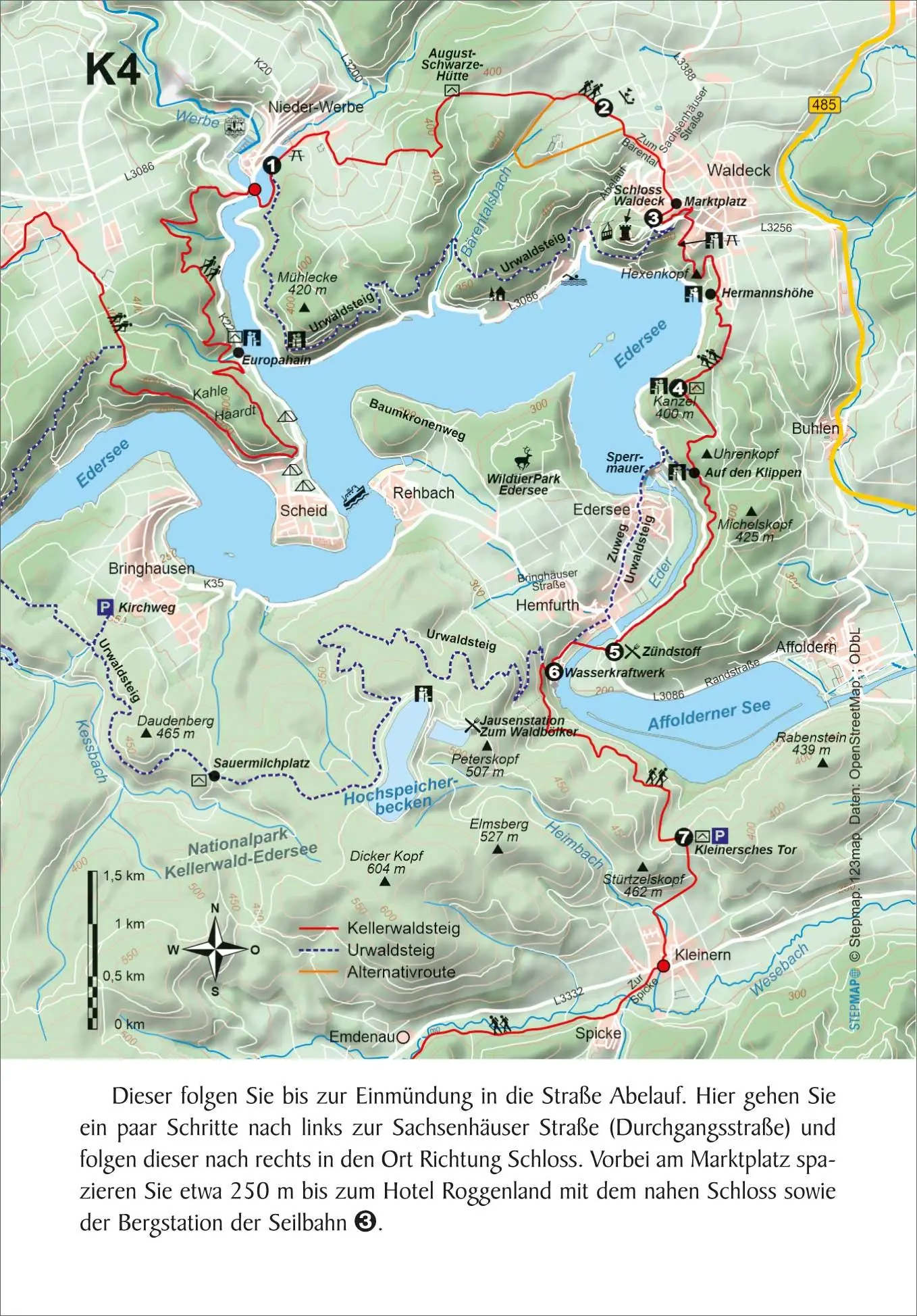 Bild: 9783866866232 | Kellerwaldsteig mit Urwaldsteig Edersee | Thorsten Hoyer | Taschenbuch
