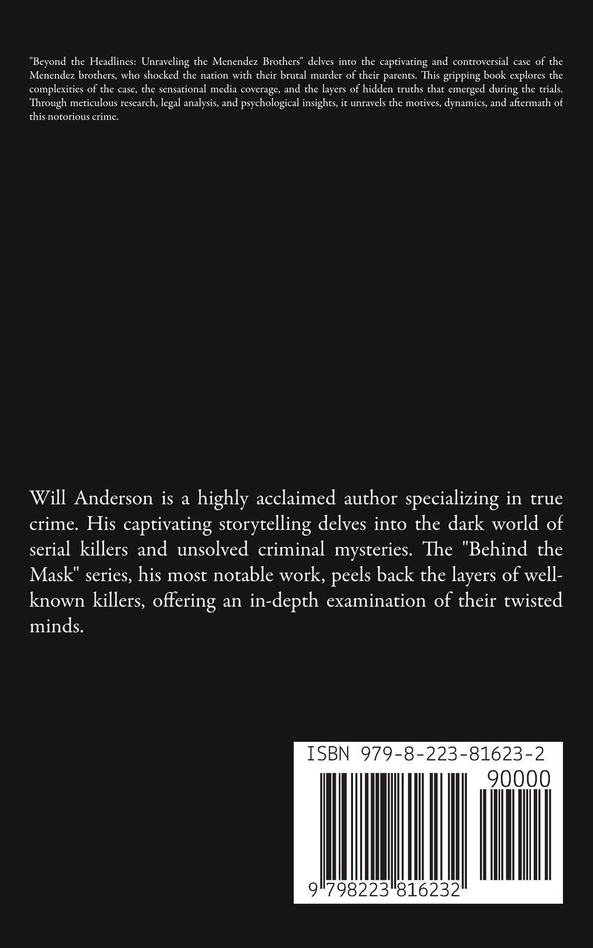 Rückseite: 9798223816232 | Beyond the Headlines | Unraveling the Menendez Brothers | Anderson