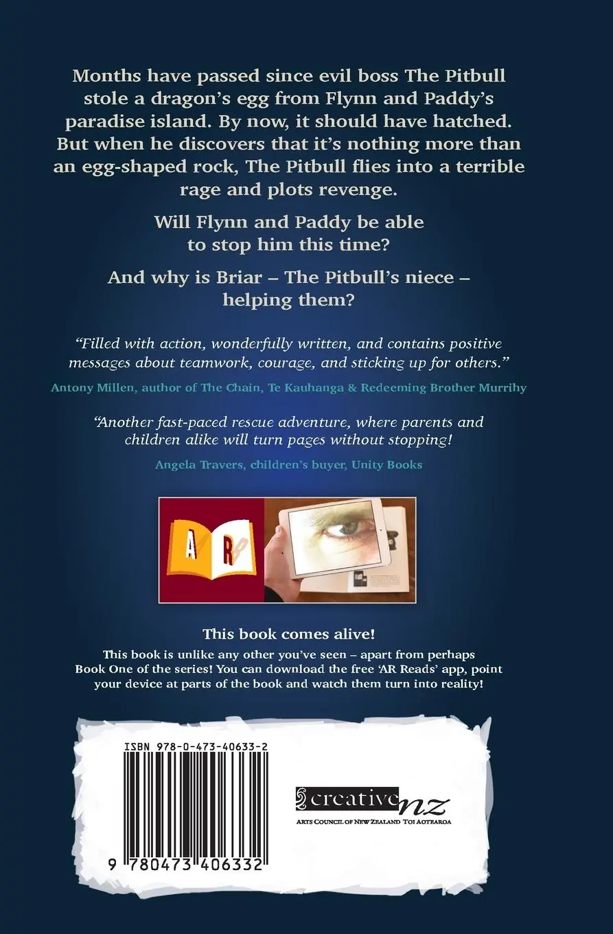 Rückseite: 9780473406332 | The Dragon Defenders - Book Two | The Pitbull Returns | James Russell