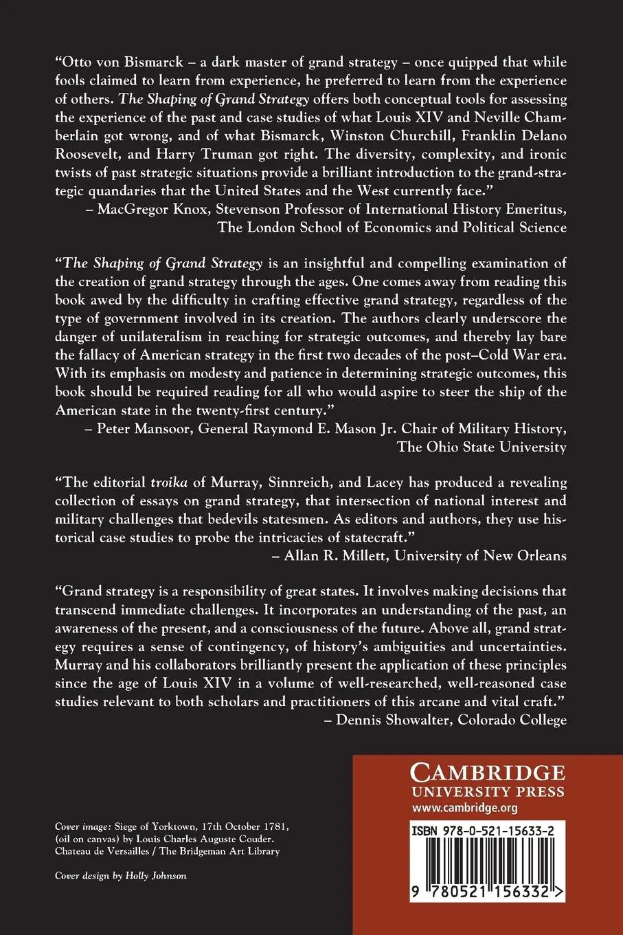 Rückseite: 9780521156332 | The Shaping of Grand Strategy | Policy, Diplomacy, and War | Buch
