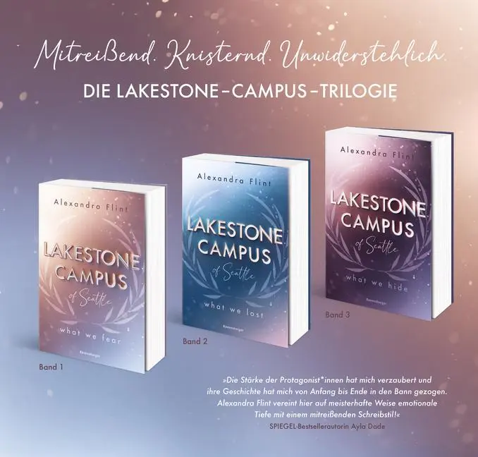 Bild: 9783473586332 | Lakestone Campus of Seattle, Band 1 - What We Fear | Alexandra Flint