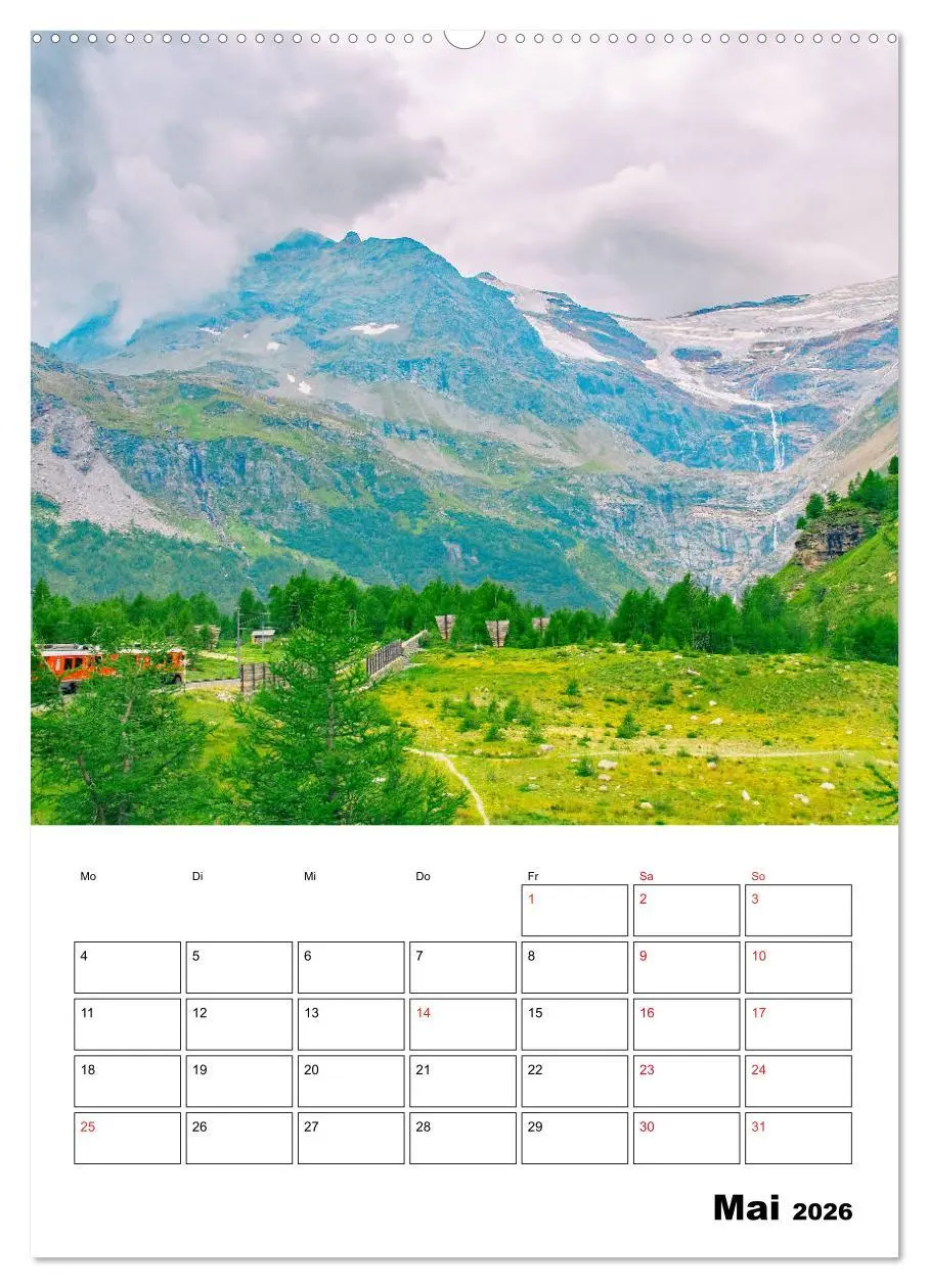 Bild: 9783516386332 | Rhätische Bahn - aussichtsreiches Bahnerlebnis (Wandkalender 2026...