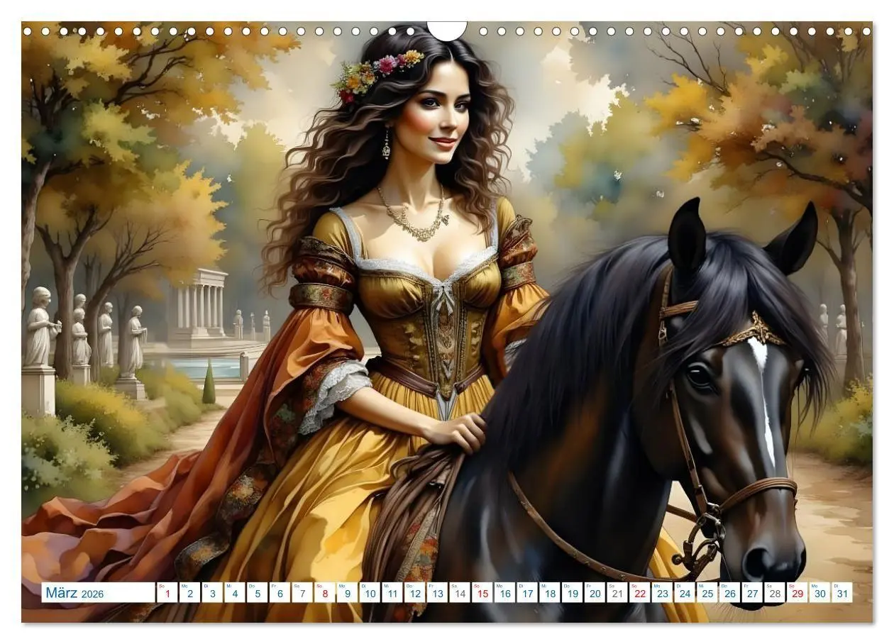 Bild: 9783516696332 | Königinnen der Reitkunst (Wandkalender 2026 DIN A3 quer), CALVENDO...
