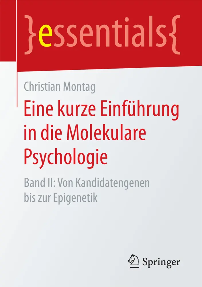 Cover: 9783658196332 | Eine kurze Einführung in die Molekulare Psychologie. Bd.2 | Montag