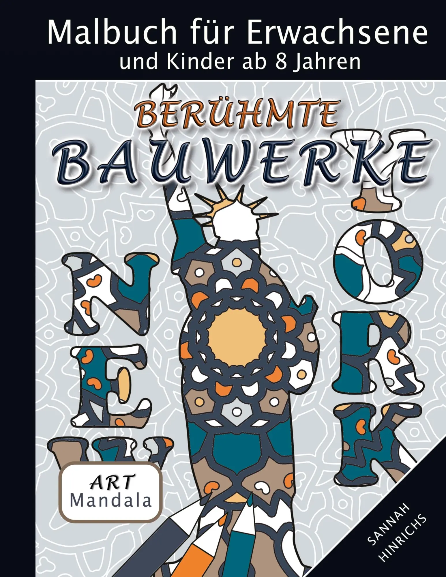Cover: 9783746066332 | Mandala Art Malbuch für Erwachsene und Kinder ab 8 Jahren -...