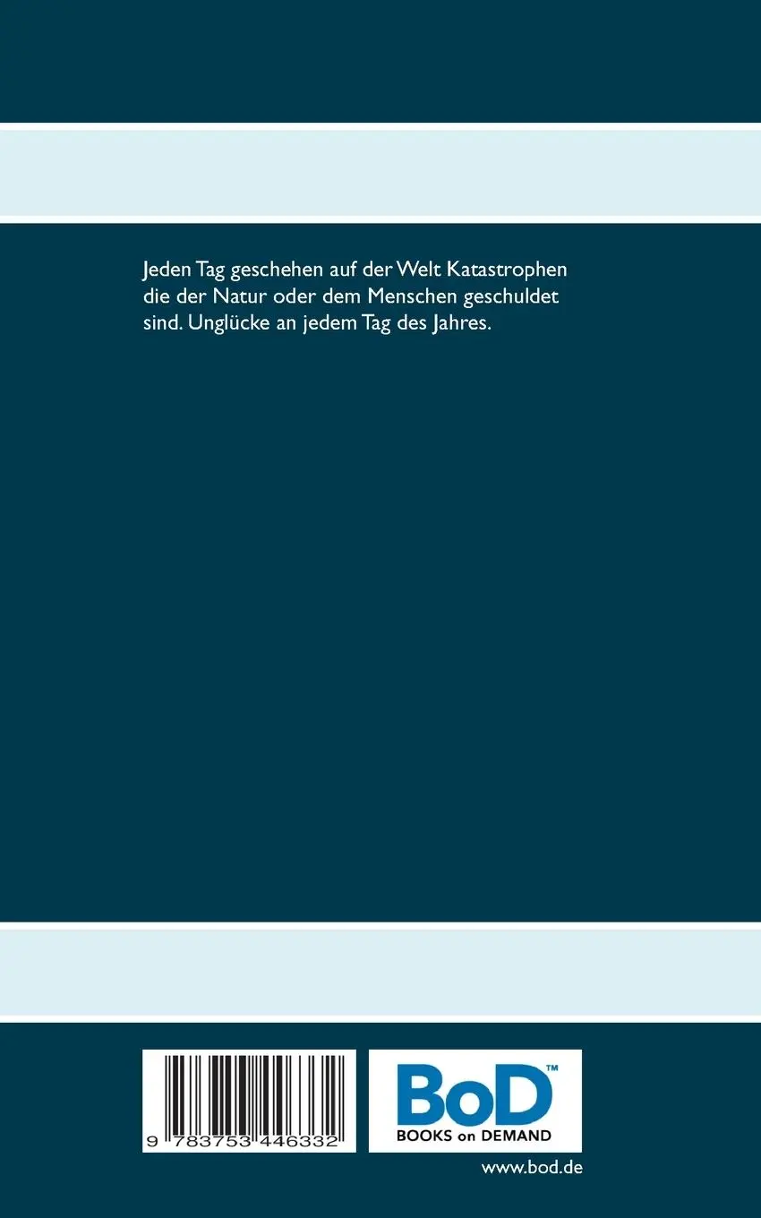 Rückseite: 9783753446332 | Katastrophen | Kalender | Peter K. Stumpf | Taschenbuch | 124 S.