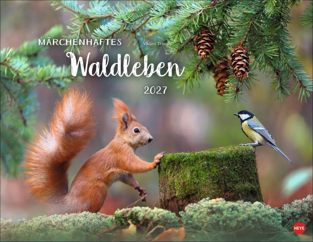 Cover: 9783756416332 | Vadim Trunov: Märchenhaftes Waldleben Posterkalender 2027 | Trunov