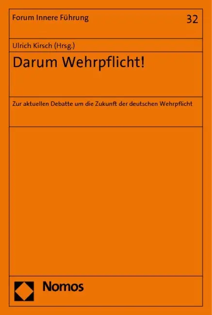 Cover: 9783832956332 | Darum Wehrpflicht! | Ulrich Kirsch | Taschenbuch | 112 S. | Deutsch