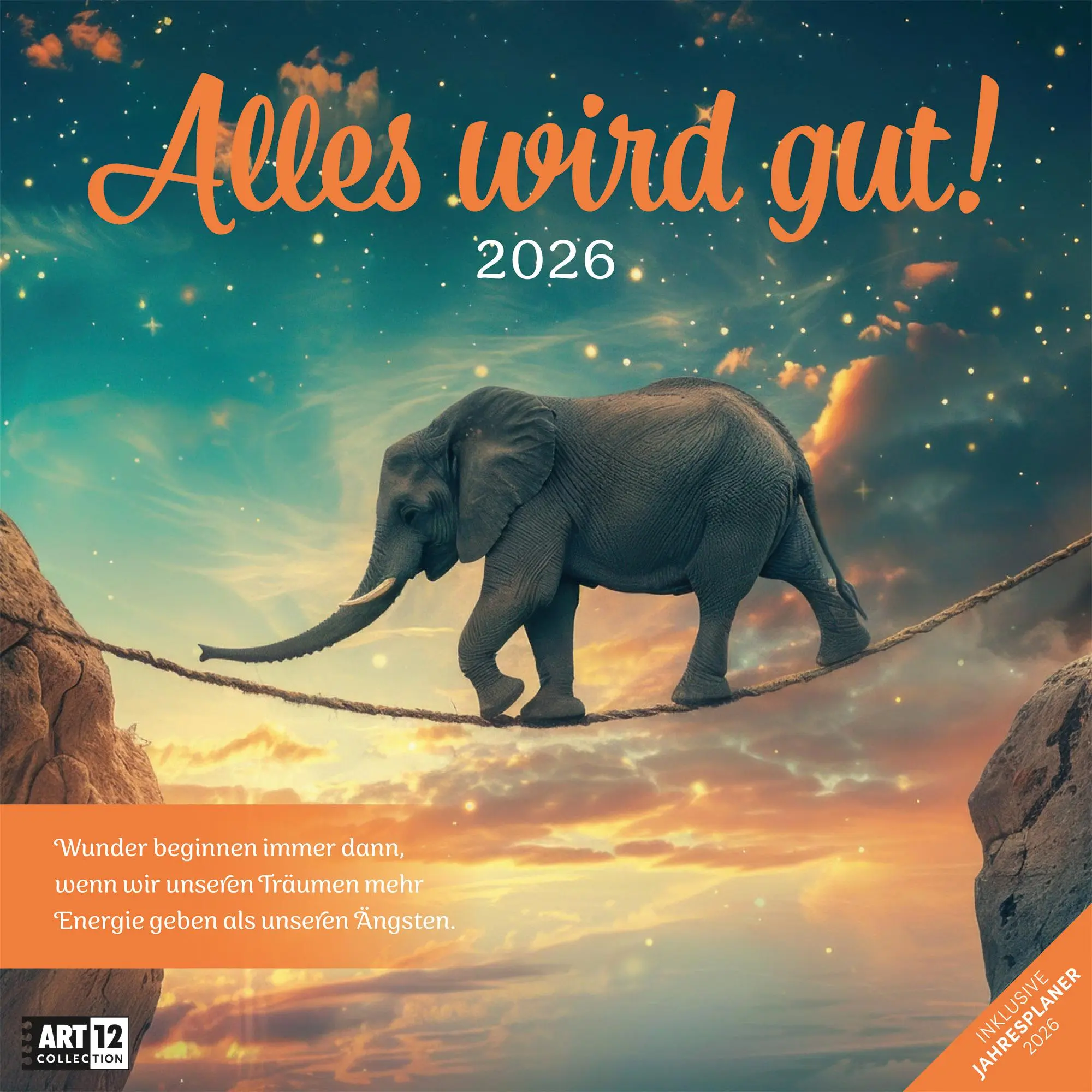 Cover: 9783838446332 | Alles wird gut! Kalender 2026 - 30x30 | Ackermann Kunstverlag GmbH