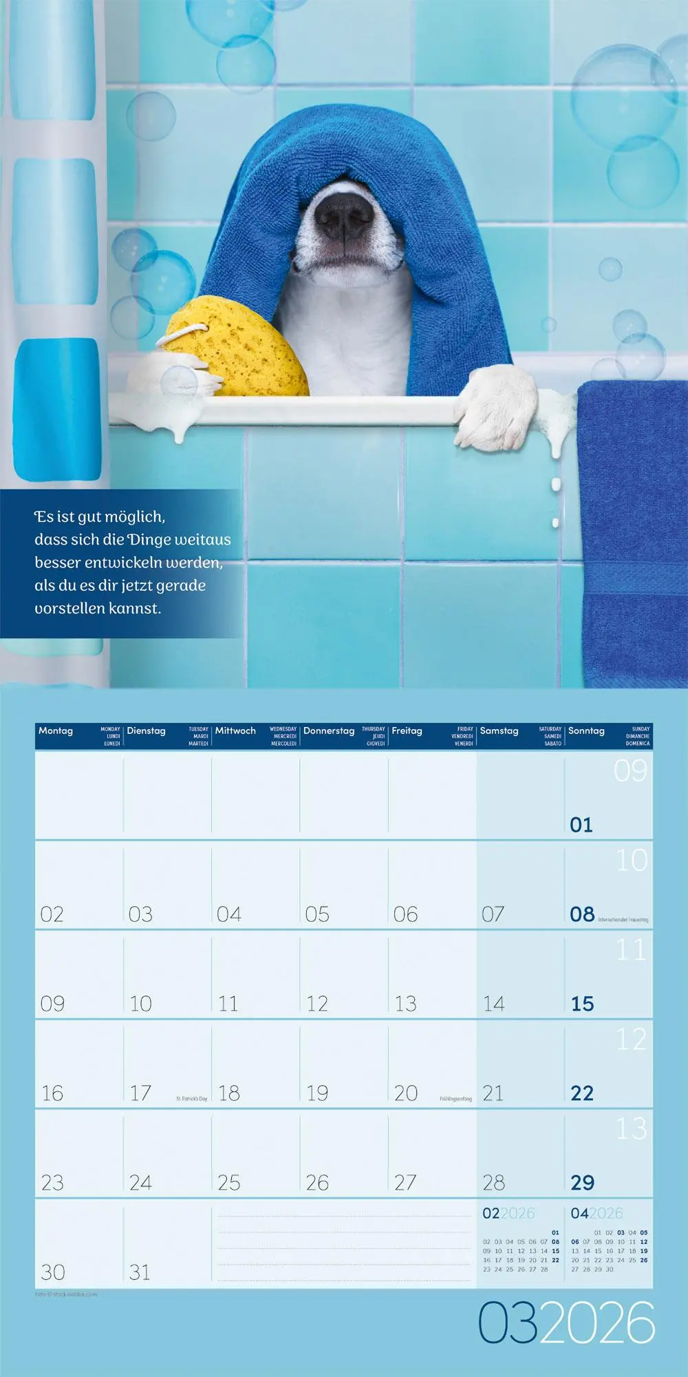 Bild: 9783838446332 | Alles wird gut! Kalender 2026 - 30x30 | Ackermann Kunstverlag GmbH