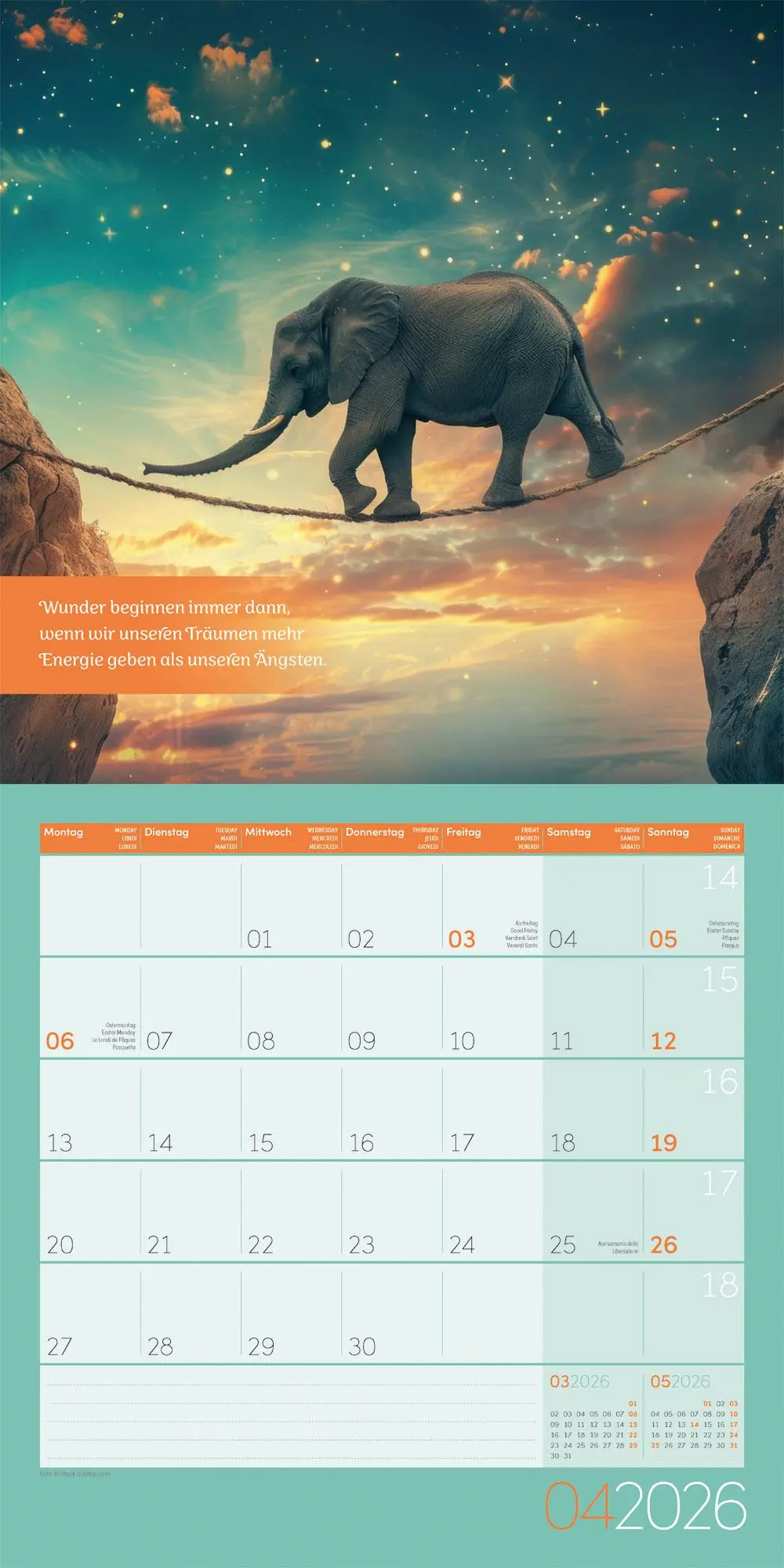 Bild: 9783838446332 | Alles wird gut! Kalender 2026 - 30x30 | Ackermann Kunstverlag GmbH
