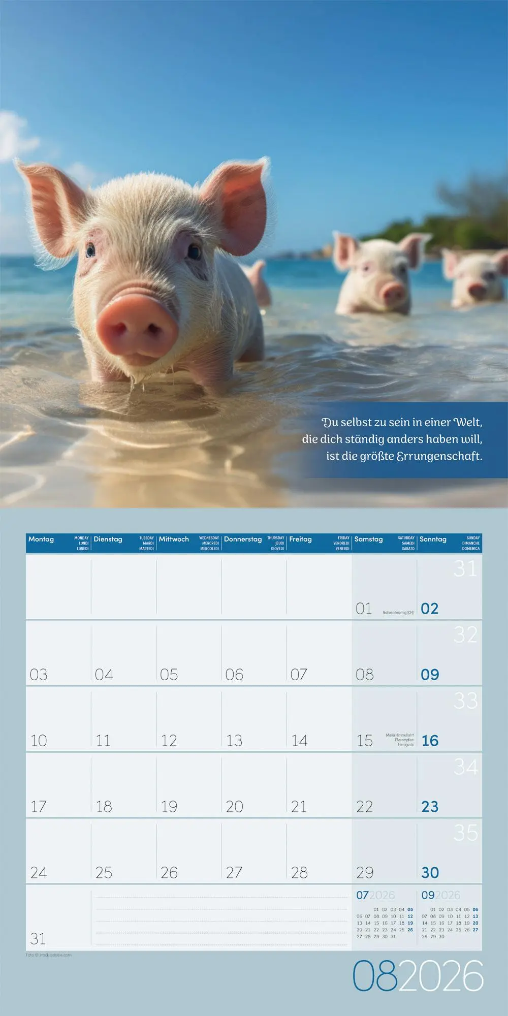 Bild: 9783838446332 | Alles wird gut! Kalender 2026 - 30x30 | Ackermann Kunstverlag GmbH