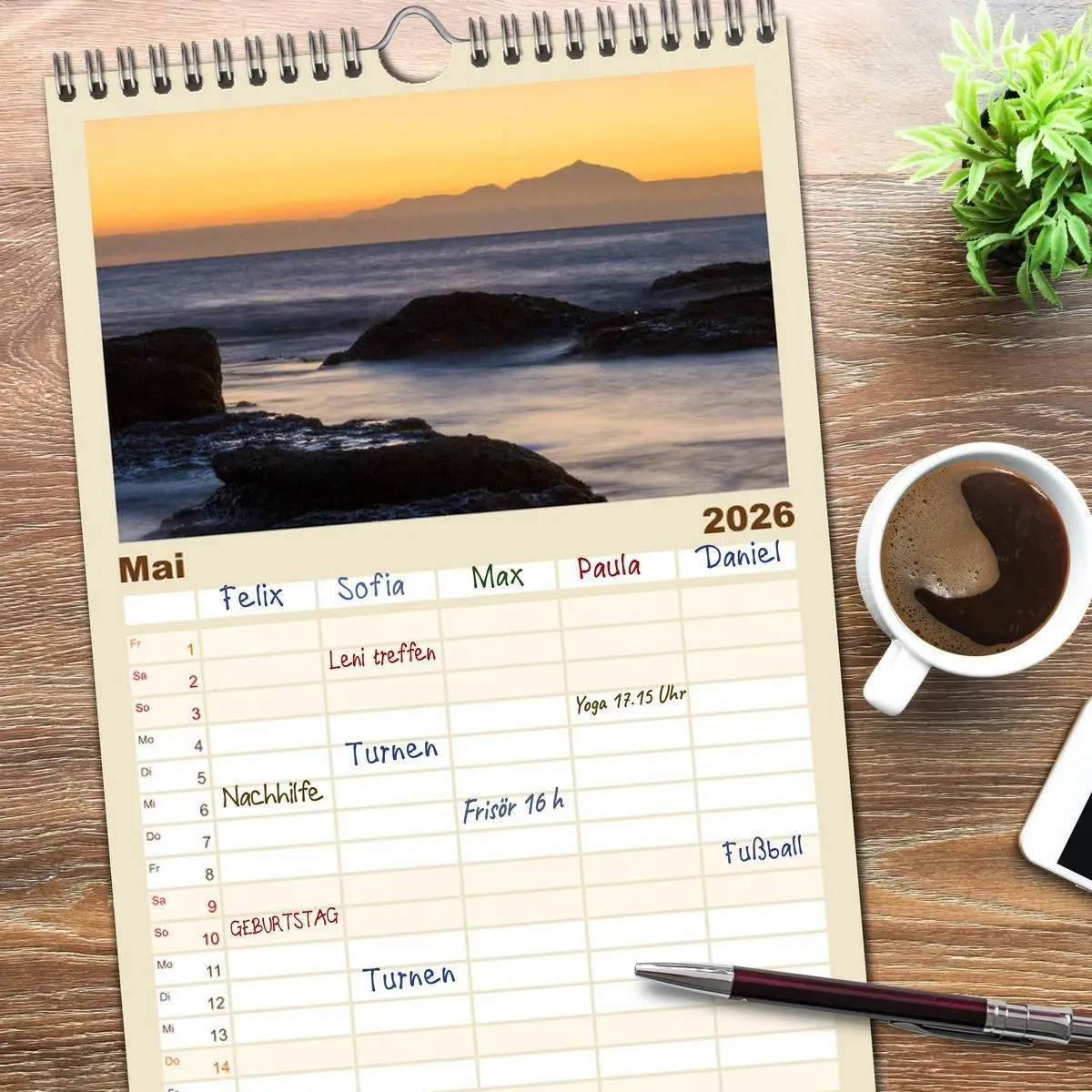 Bild: 9783516516432 | Familienplaner 2026 - Gran Canaria - Extrabreite Landschaften mit 5...