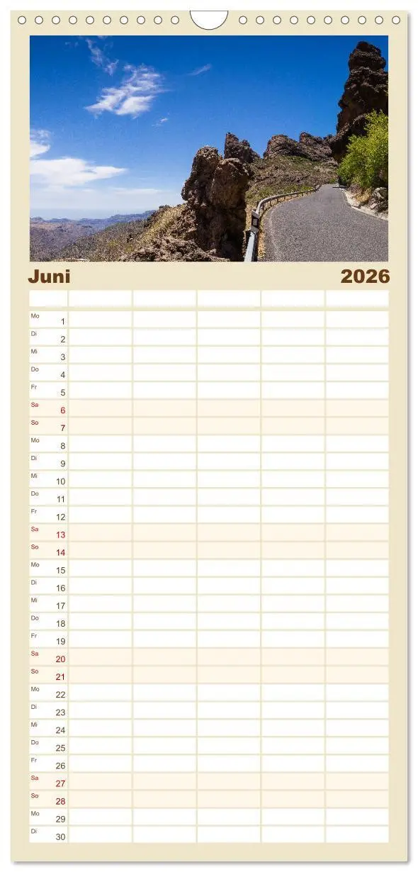 Bild: 9783516516432 | Familienplaner 2026 - Gran Canaria - Extrabreite Landschaften mit 5...