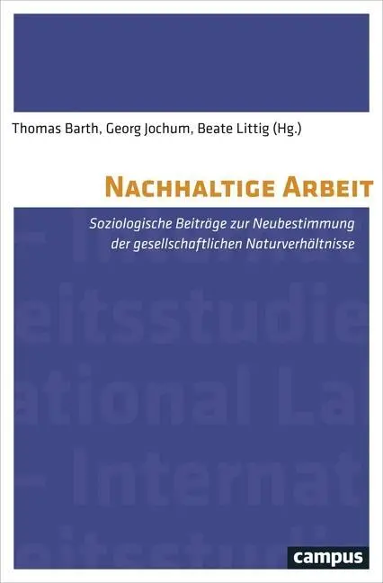 Cover: 9783593506432 | Nachhaltige Arbeit | Thomas Barth | Taschenbuch | 356 S. | Deutsch