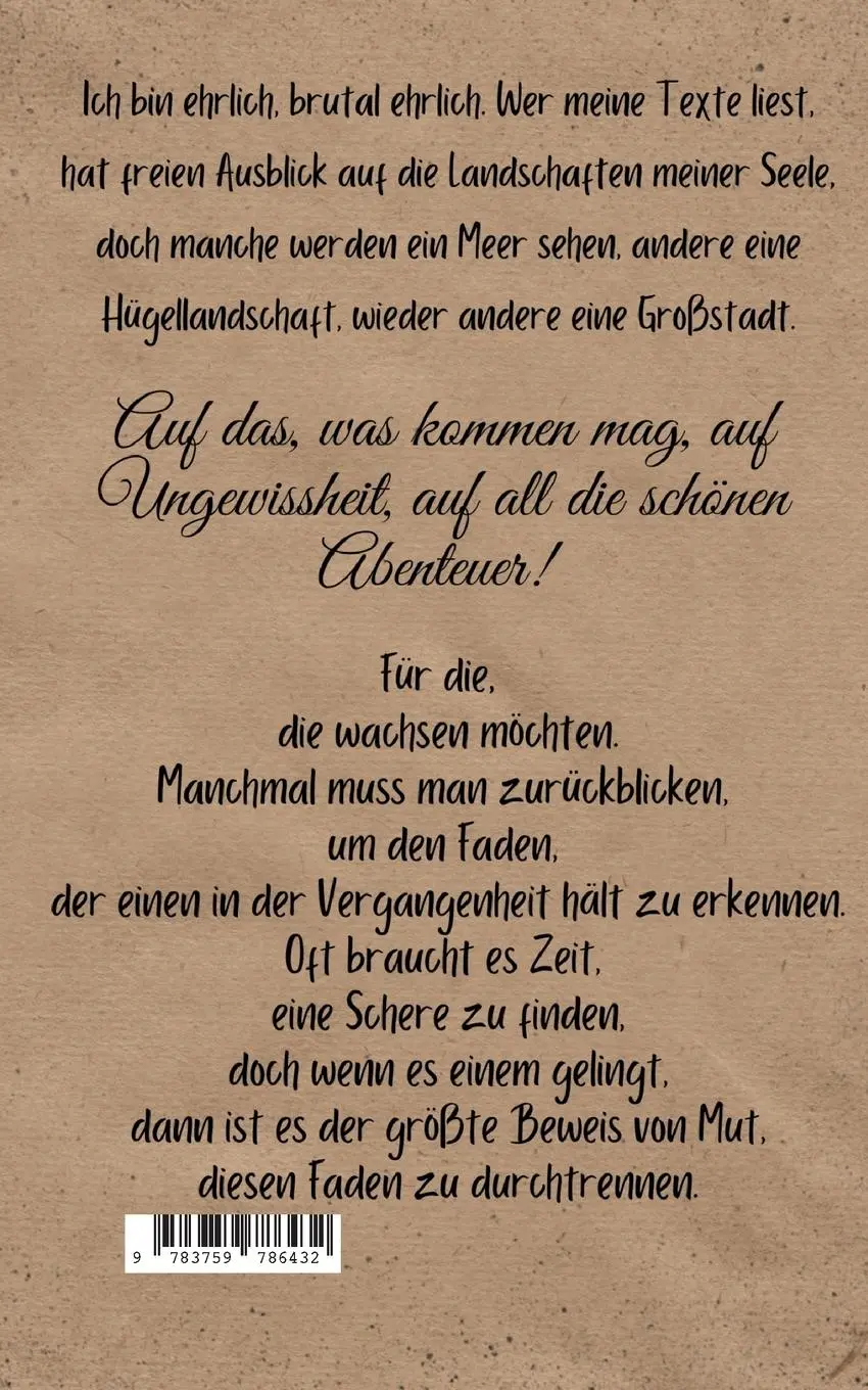 Rückseite: 9783759786432 | 612 | Encounters with a stranger (deutsche Version) | Lilli J Wettke