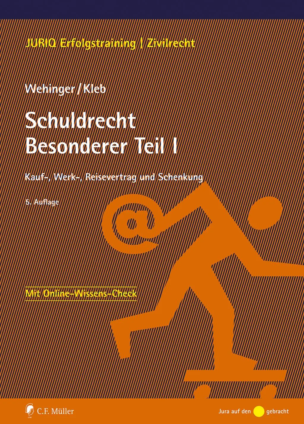 Cover: 9783811466432 | Schuldrecht Besonderer Teil I | Achim Wehinger (u. a.) | Taschenbuch