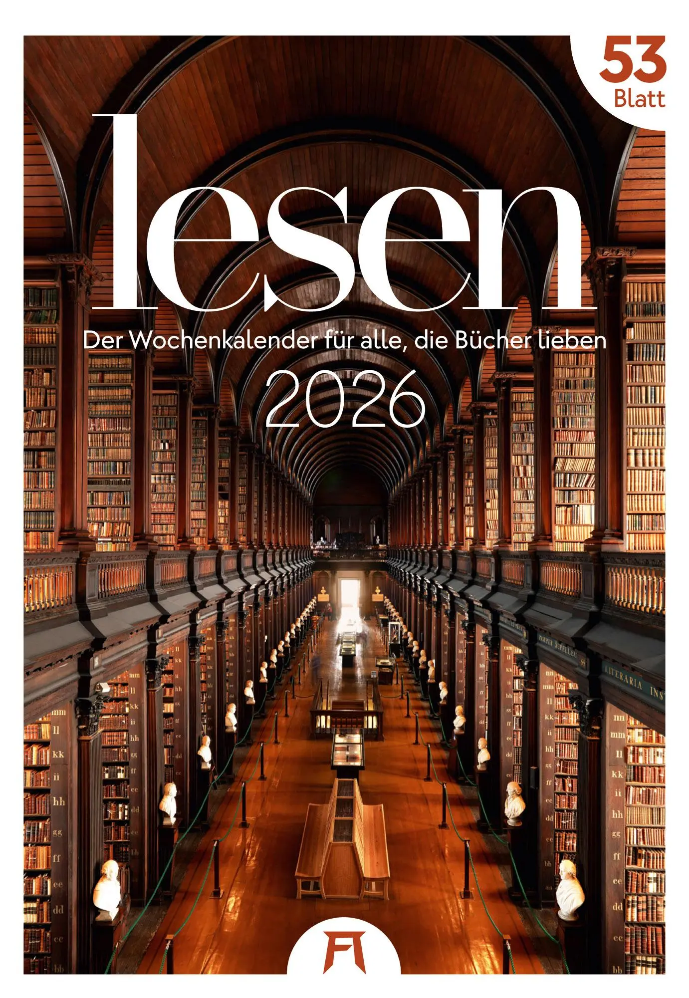 Cover: 9783838436432 | Lesen Wochenkalender 2026 | Ackermann Kunstverlag GmbH | Kalender